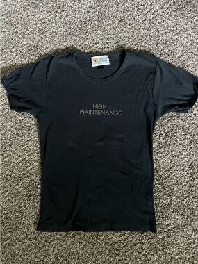 Y2K High Maintenance Baby-Tee